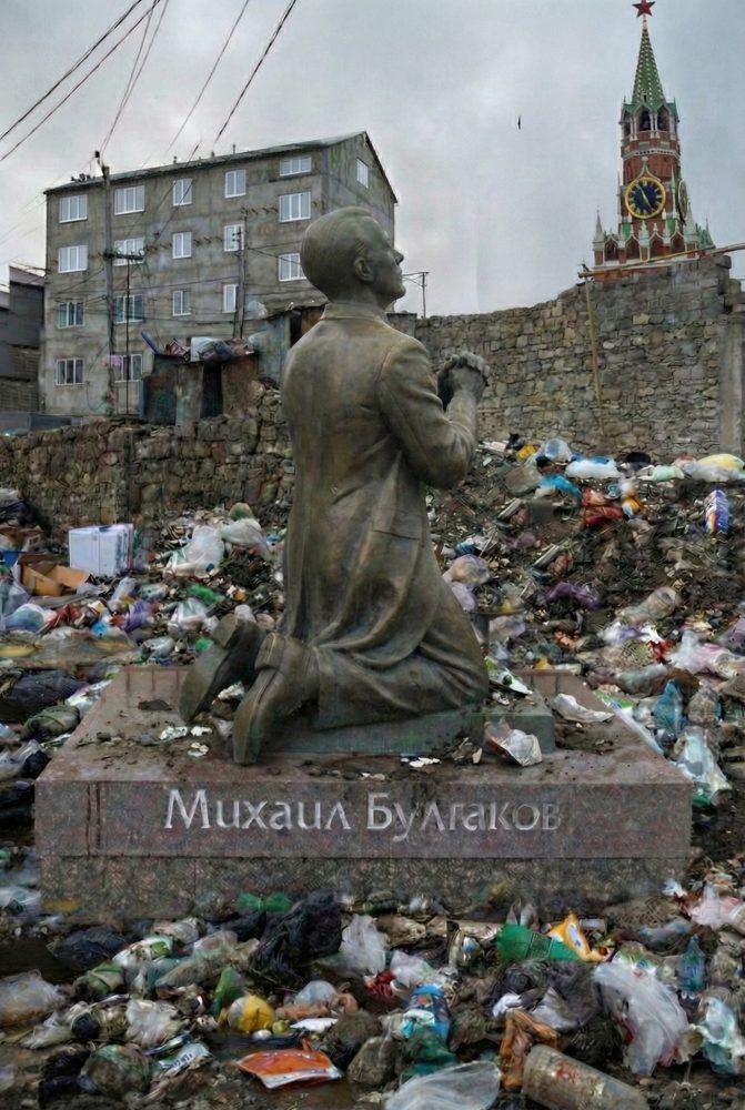 Захищати пам’ятник Булгакаву в Києві – це все одно, що захищати пам’ятник “моторолі” в Донецьку