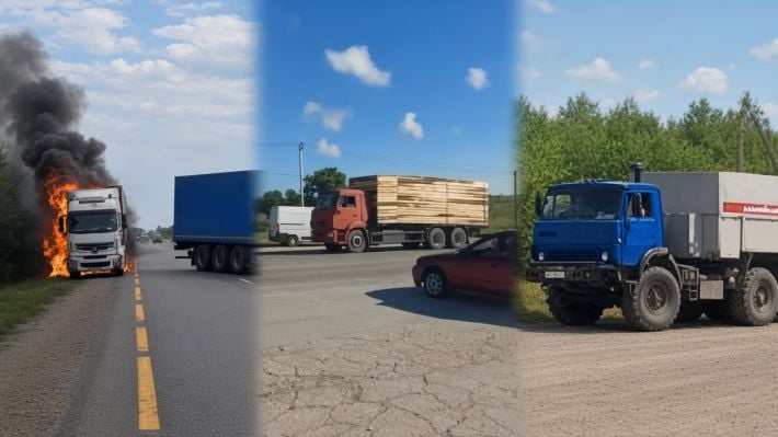 Оккупанты маскируют военный транспорт под Мелитополем: водителя осудили за видео замаскированного бензовоза (видео)