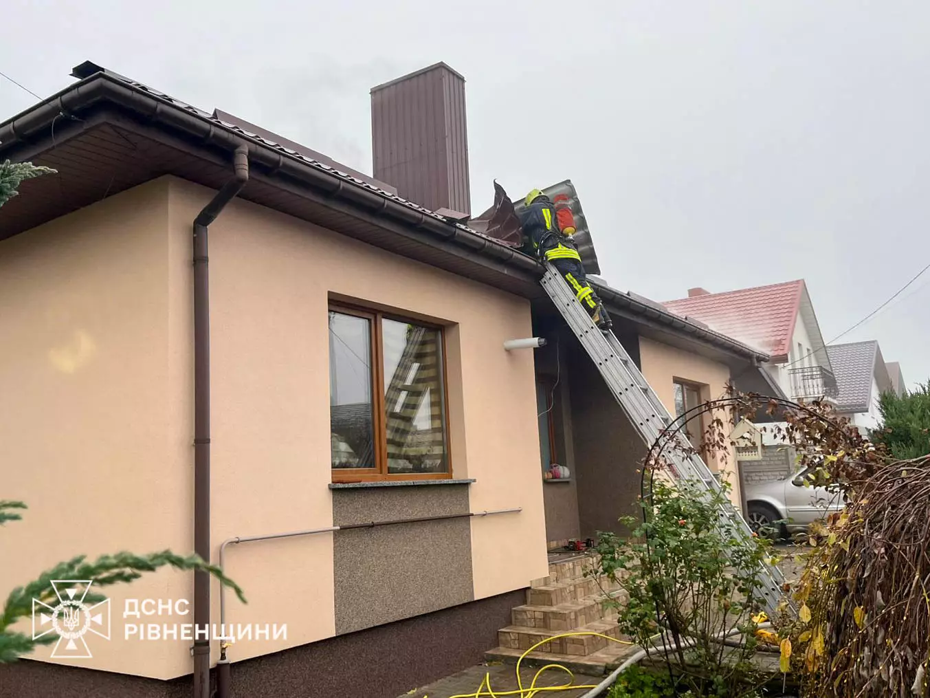 У Білій Криниці горів житловий будинок