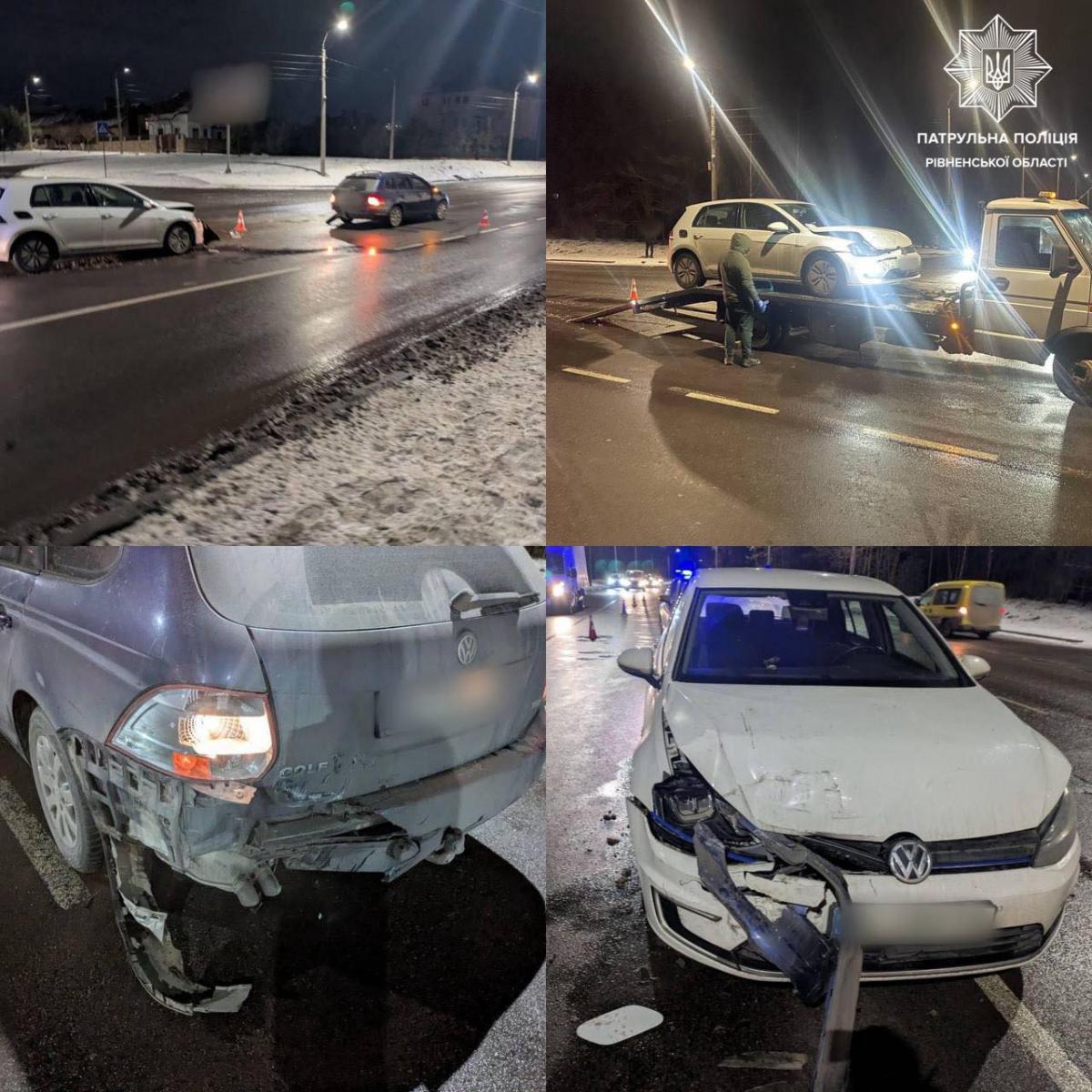 2,33 проміле за кермом: у Рівному нетверезий водій спричинив ДТП