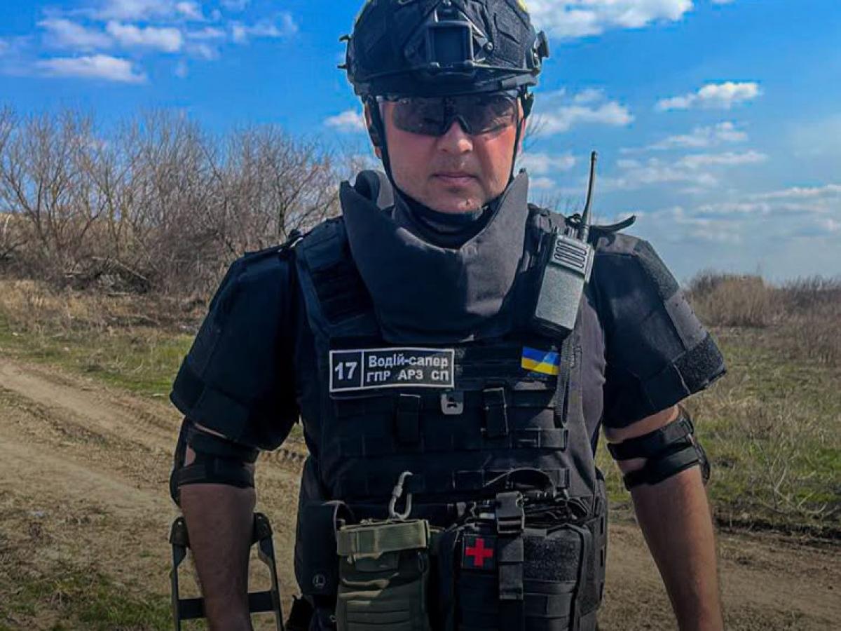 Роман Якобчук: сапер із Рівненщини, який щодня очищує землю від небезпеки