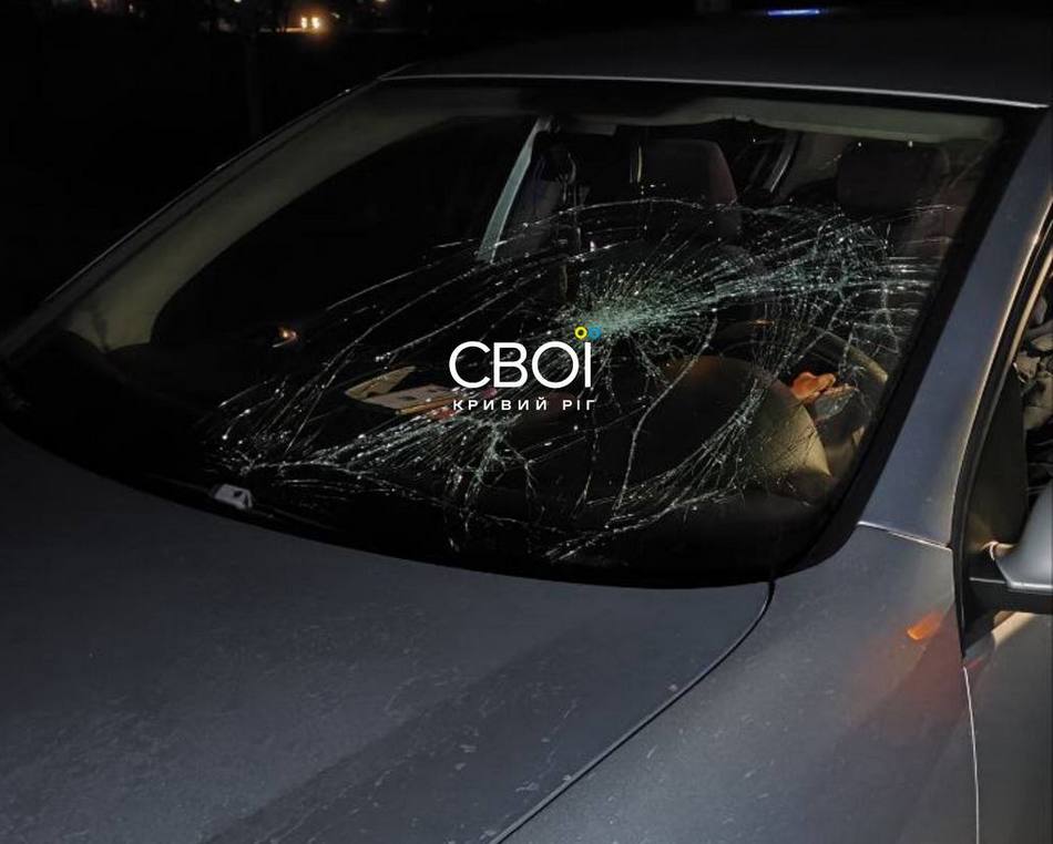 На Дніпропетровщині легковик збив пішохода (відео)