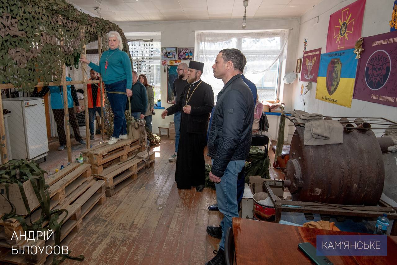 Мер Кам’янського відвідав благодійний осередок «Покрова ХАБ» (відео)