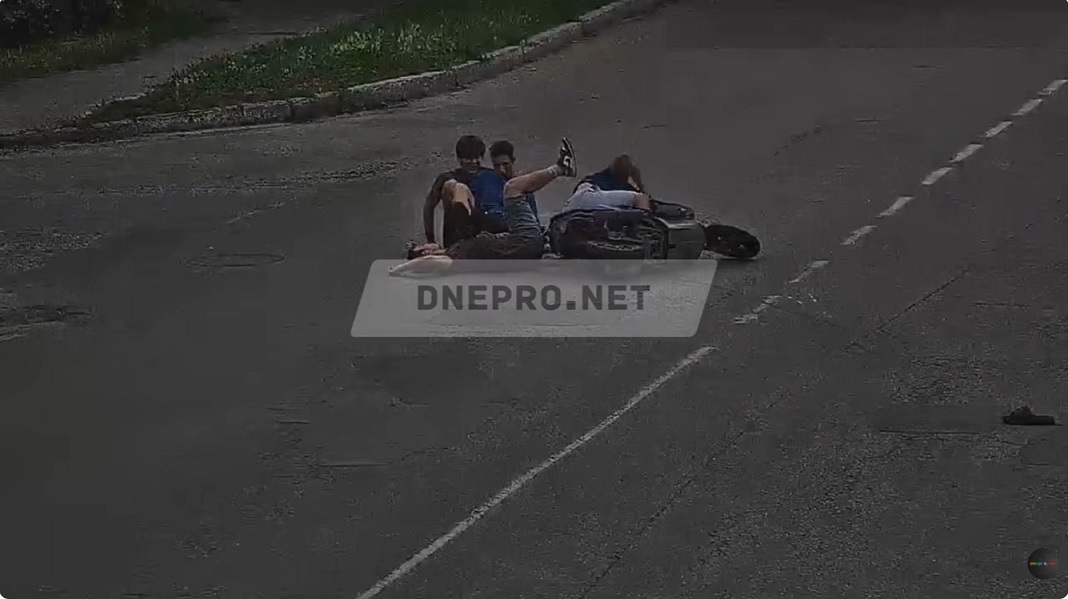 У Кам’янському зафіксували багатомісний мотоцикл (відео)