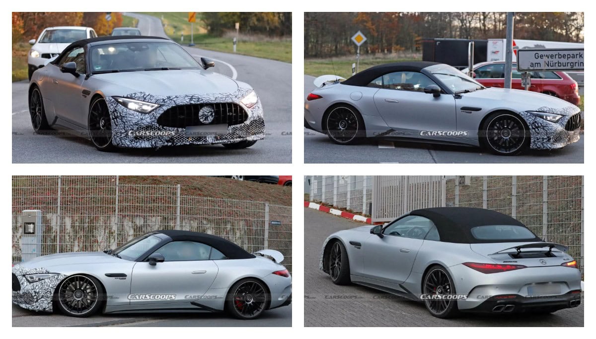 Новый родстер Mercedes-AMG засветился на тестах: фото