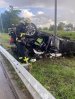 У Житомирському районі рятувальники деблокували тіло загиблої жінки з понівеченого внаслідок ДТП легковика