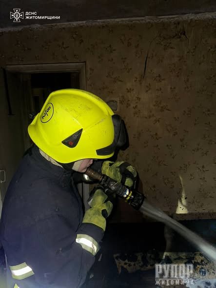 У Коростені на пожежі виявлено тіло чоловіка