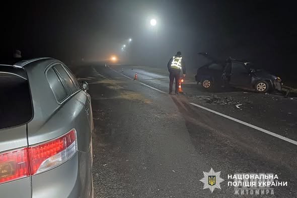 Поліцейські встановлюють обставини загибелі водія та травмування пасажирів у ДТП на Коростенщині
