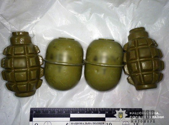 На Коростенщині поліцейські викрили чоловіка в незаконному збуті вибухових пристроїв і боєприпасів