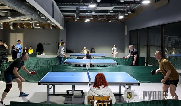 У Житомирі відбувся турнір з настільного тенісу серед представників силових структур області та ветеранів