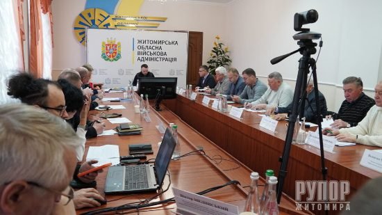 У Житомирській ОВА обговорили план заходів щодо вшанування 40 роковин ліквідації аварії на Чорнобильській АЕС