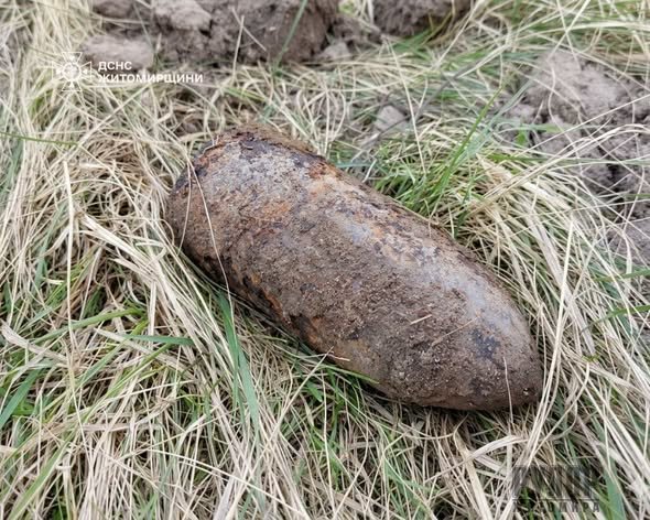 Піротехніки ДСНС Житомирщини знешкодили два боєприпаси часів Другої світової війни