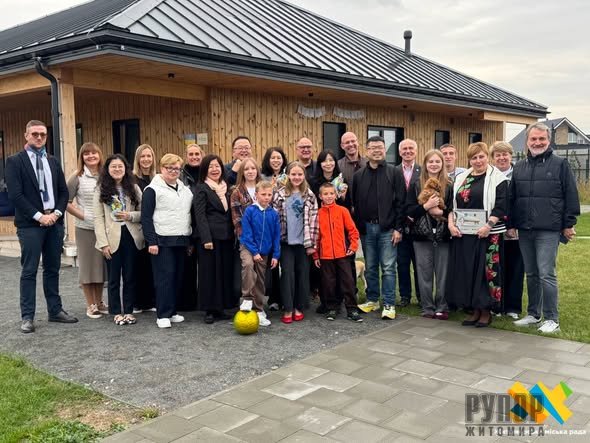 У Житомирі за підтримки Естонії збудували новий будинок для родини ДБСТ