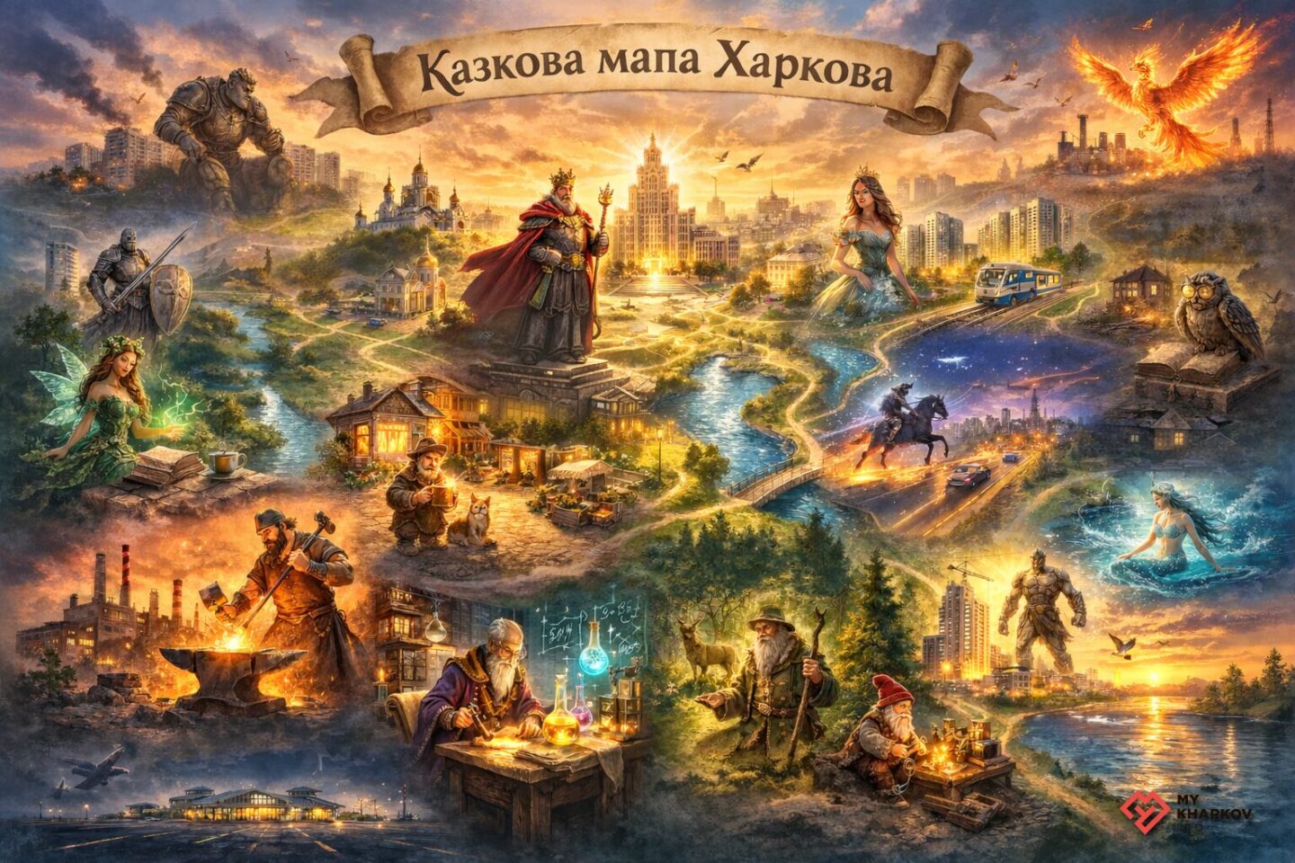 Від короля до алхіміка: казкова мапа Харкова