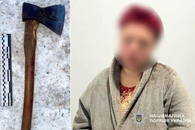 У Хмельницькому 27-річна жінка до смерті побила свого співмешканця сокирою