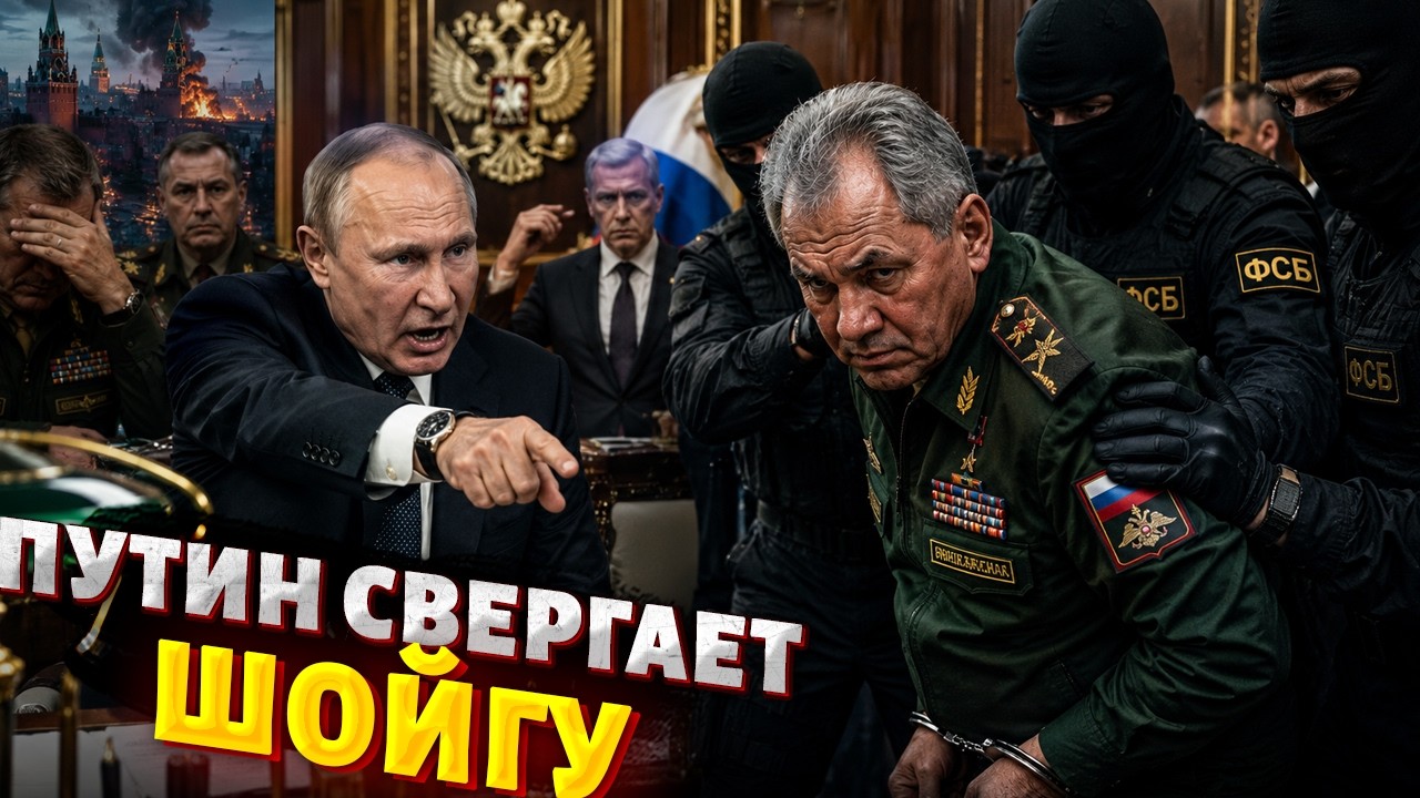 Громкий СКАНДАЛ! Путин дал ПРИКАЗ по Шойгу: ФСБ устроила ПЕРЕВОРОТ. Вот, что ПРОИЗОШЛО