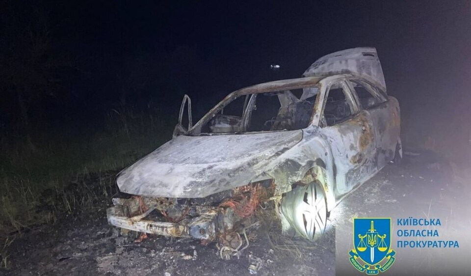 На Київщині чоловік підпалив в авто свою колишню дружину