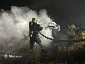 За добу на Кіровоградщині ліквідували чотири пожежі різного характеру