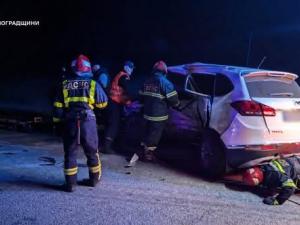 Голованівський район: під час ліквідації наслідків ДТП надзвичайники врятували двох людей