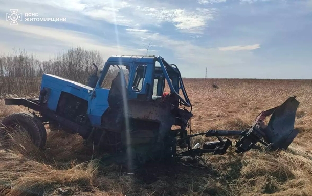 В Житомирской области трактор лесников подорвался на взрывчатке