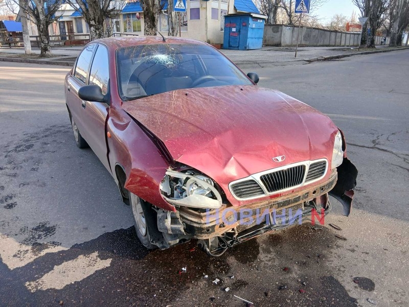 Daewoo и Renault столкнулись в Николаеве