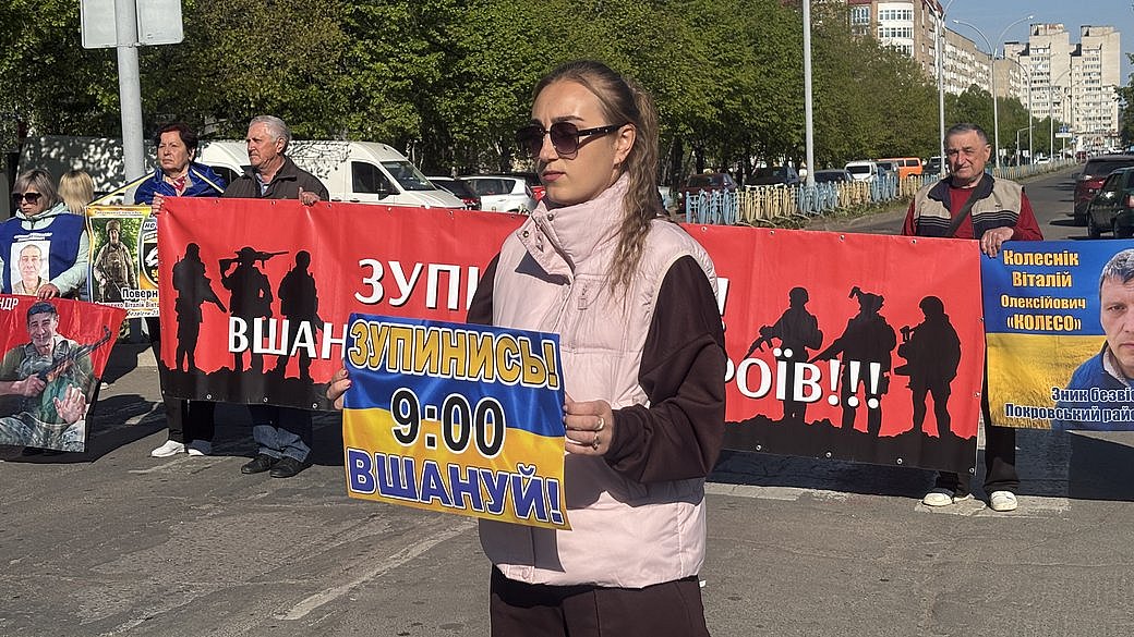 В Южноукраинске состоялась акция в поддержку украинских военных в плену и пропавших без вести