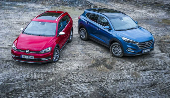 Hyundai Tucson та VW Golf очолили ринок легкових авто в Україні
