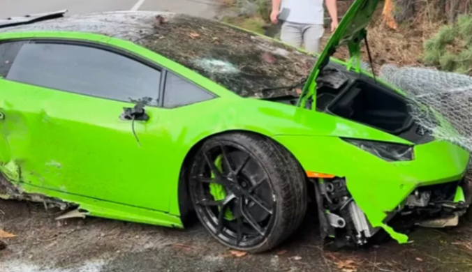 Новий Lamborghini Huracan розбили в ДТП (фото)