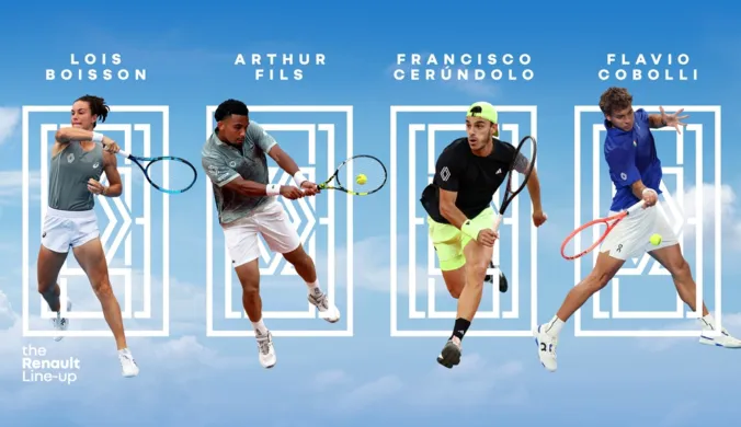Renault посилює свою прихильність до тенісу з програмою GIVE ME 5 та чотирма новими амбасадорами