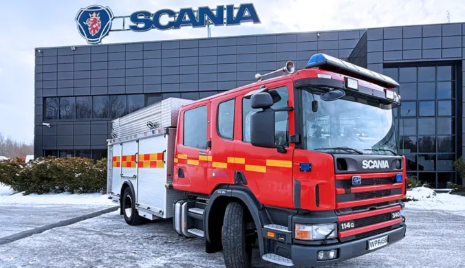 Рятувальники на Київщині отримали пожежний автомобіль Scania