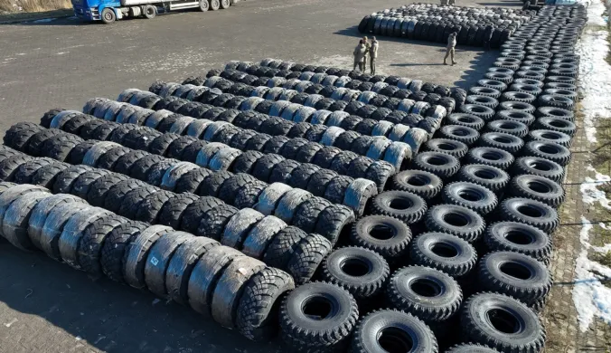 Благодійники передали військовим понад 40 тис. вантажних шин