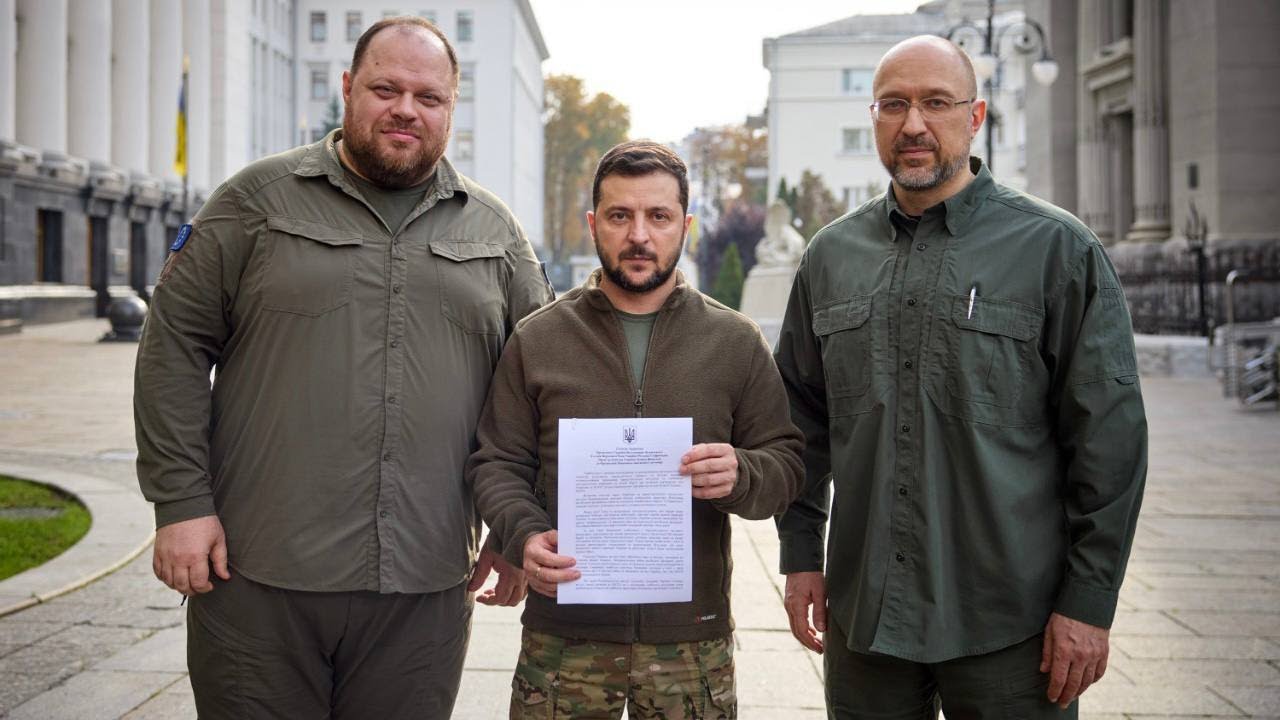Звернення Володимира Зеленського щодо підписання Україною заявки на вступ до НАТО (жестова мова)