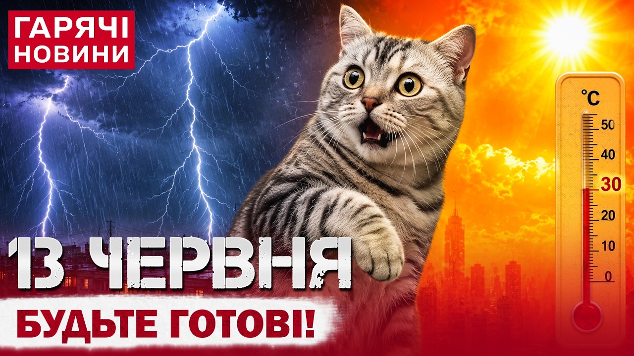 ПРОГНОЗ ПОГОДИ НА 13 ЧЕРВНЯ: ТАКОГО НЕ БУЛО ДАВНО!