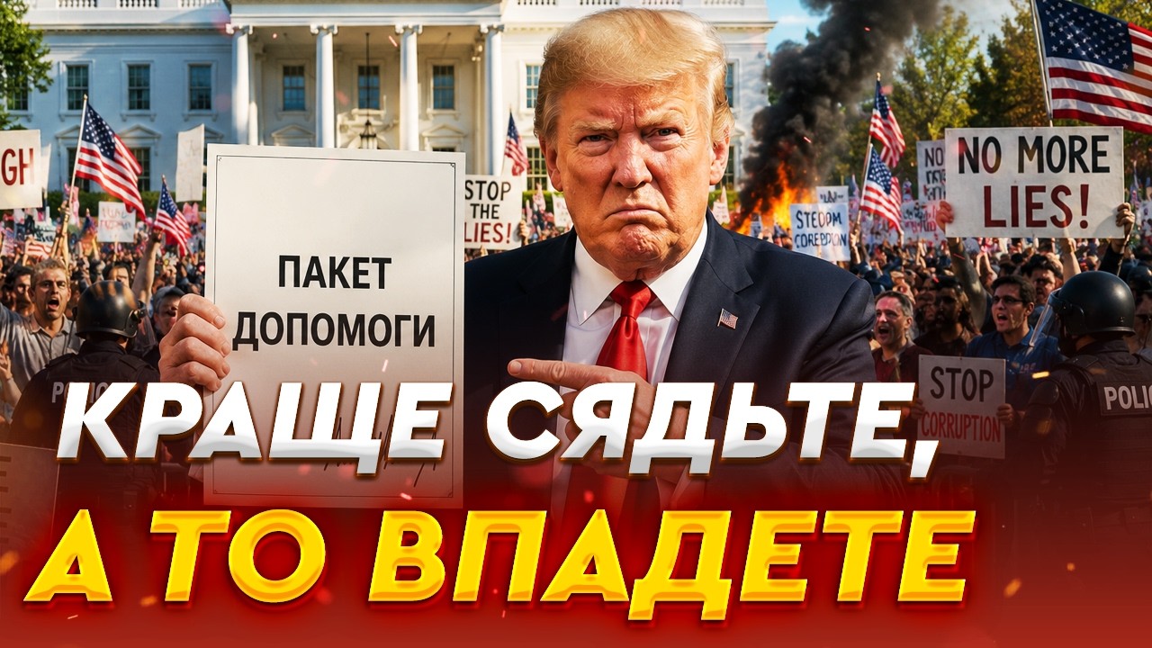 😱 СЕНСАЦІЯ З ВАШИНГТОНА! ТРАМП показав СПРАВЖНЄ ОБЛИЧЧЯ! Що насправді ВІДБУВАЄТЬСЯ В США?