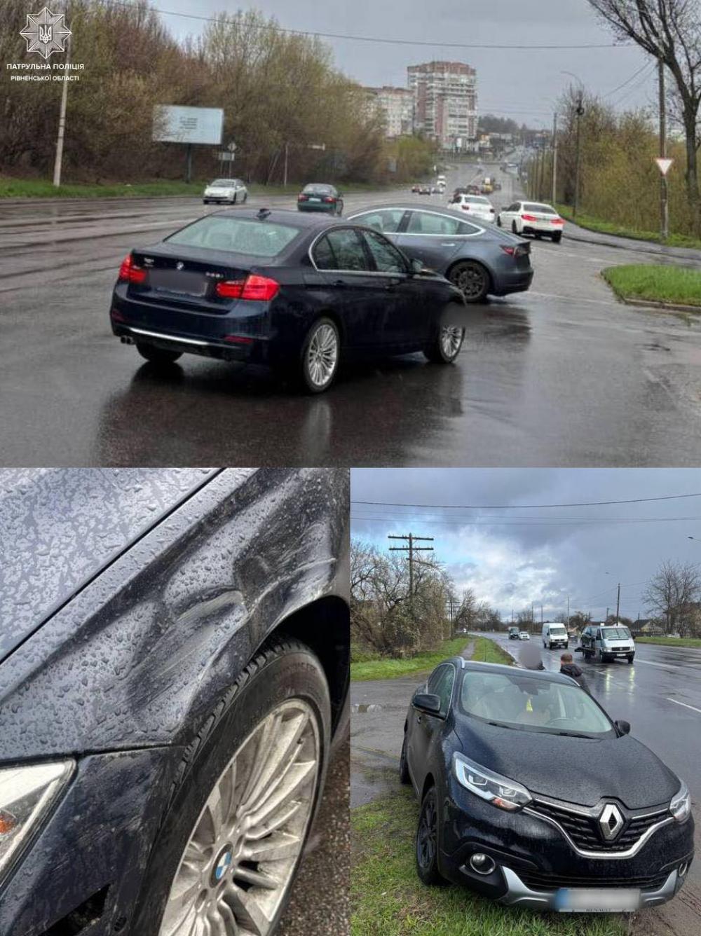 У Рівному п’яний водій скоїв ДТП і втік з місця події