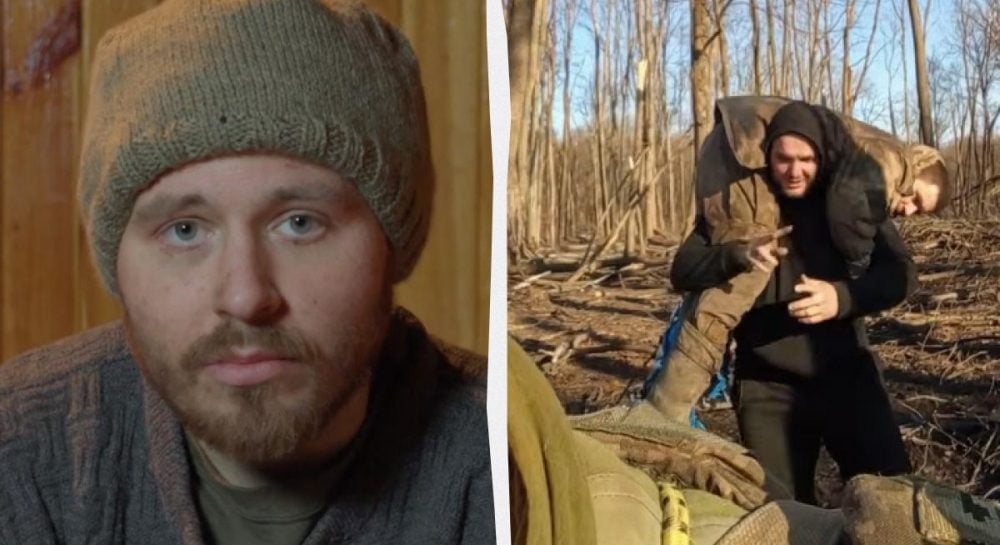 Боец "Магуры" пронёс на себе пленного белоруса 10 км по заминированным полям (видео)