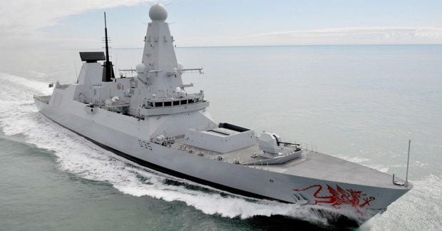 Британия развернула в Средиземном море эсминец, способный поражать сотни целей одновременно