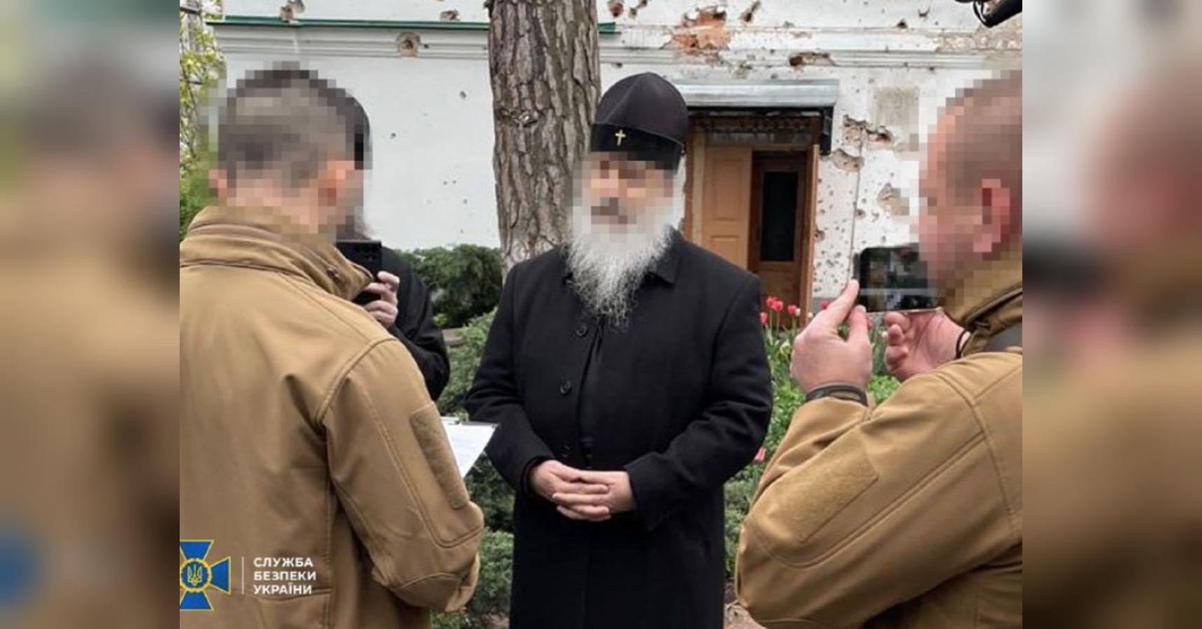 Сдал врагу позиции ВСУ в Донецкой области: СБУ сообщила о подозрении митрополиту Святогорской лавры