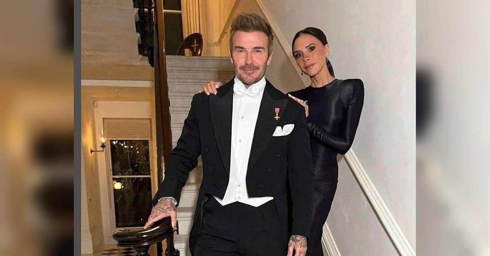 Виктория Бекхэм с мужем Дэвидом и сыном Ромео посетила вечеринку своего бренда в Нью-Йорке