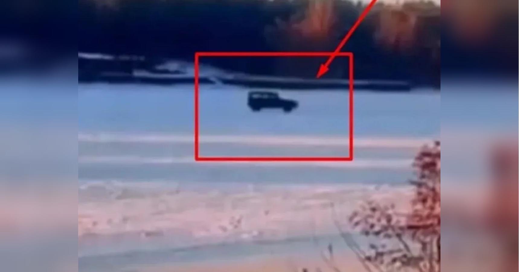 Трагедия на Киевском море: внедорожник с людьми провалился под лед