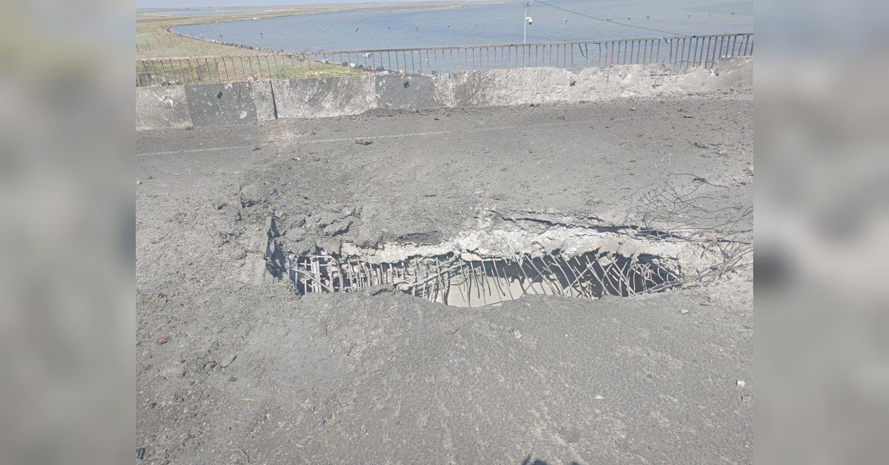 ВСУ нанесли удар по мосту в районе Чонгара на границе с Крымом