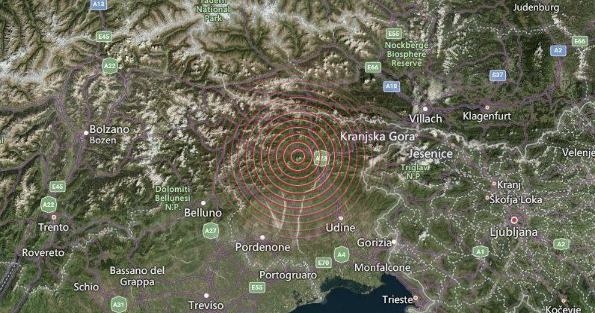В Італії стався потужний землетрус