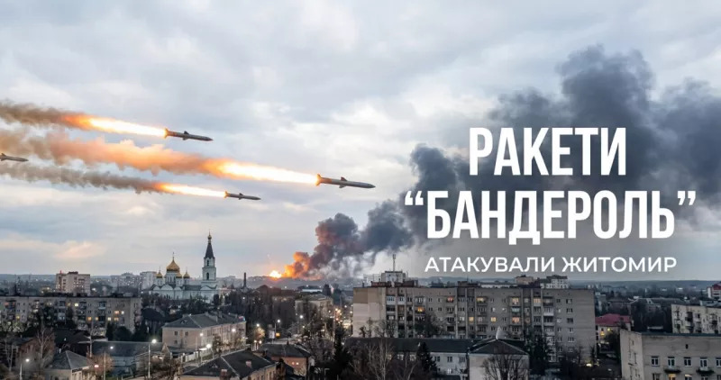росія щойно атакувала сусідній Житомир ракетами «Бандероль»: є влучання і потерпілі (ФОТО)