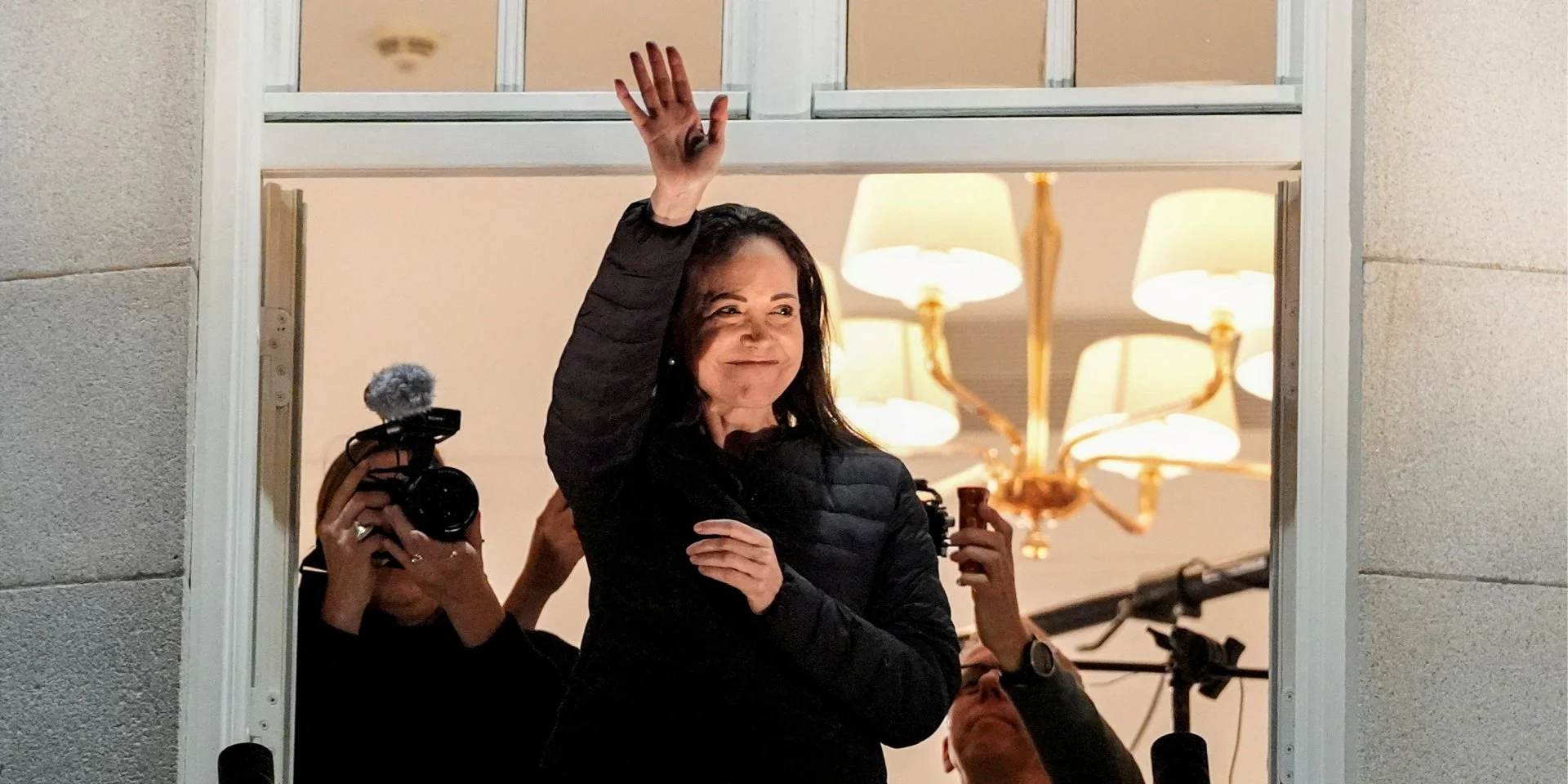 Последний раз выходила на публику в январе. Лауреат Нобелевской премии мира таки прибыла в Осло, где происходит награждение