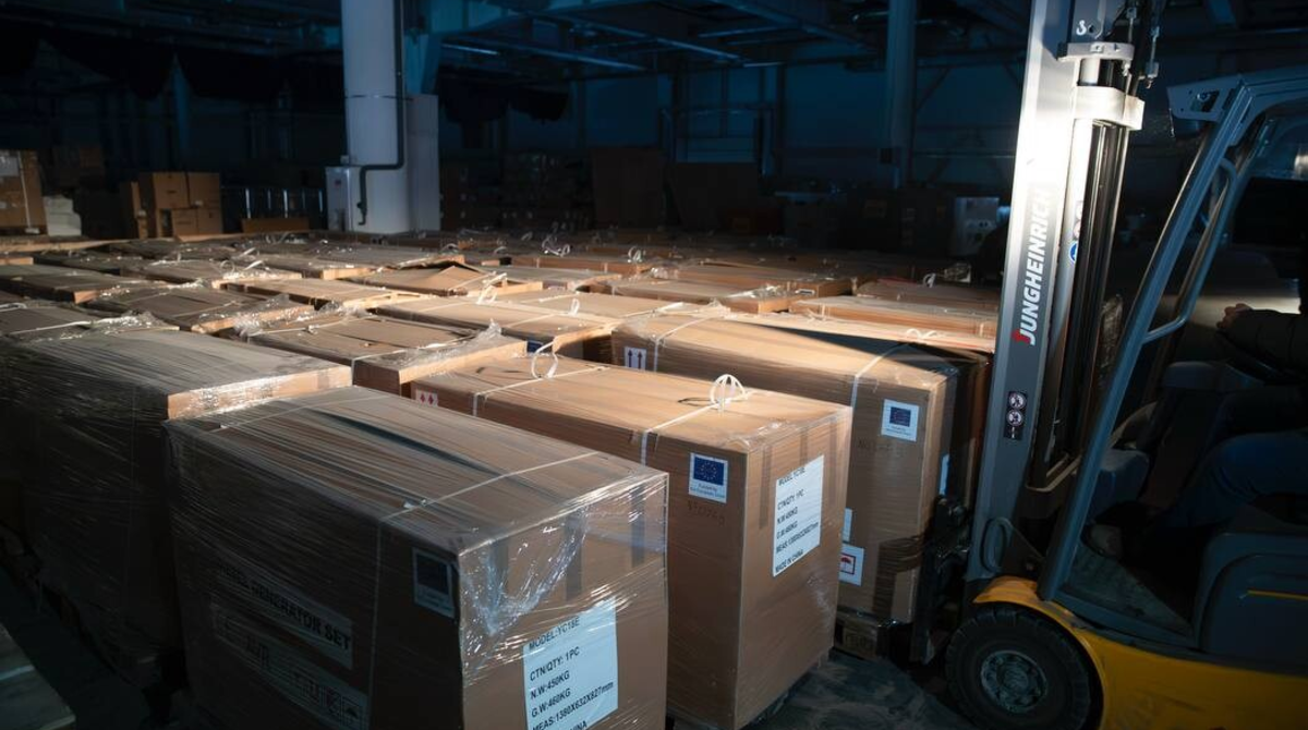 Киев получил первую партию генераторов от Евросоюза – Кличко