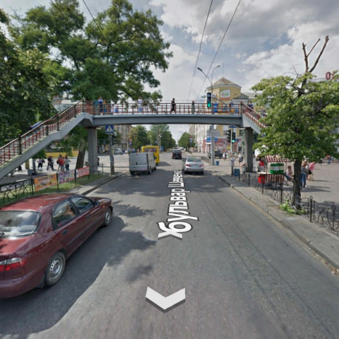 У Черкасах пропонують створити наземний або підземний перехід на бульварі Шевченка