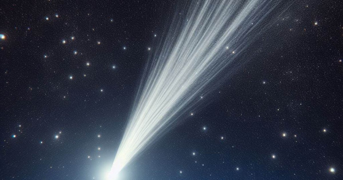 В России неизвестный яркий объект в небе расщепился на множество фрагментов: (видео)