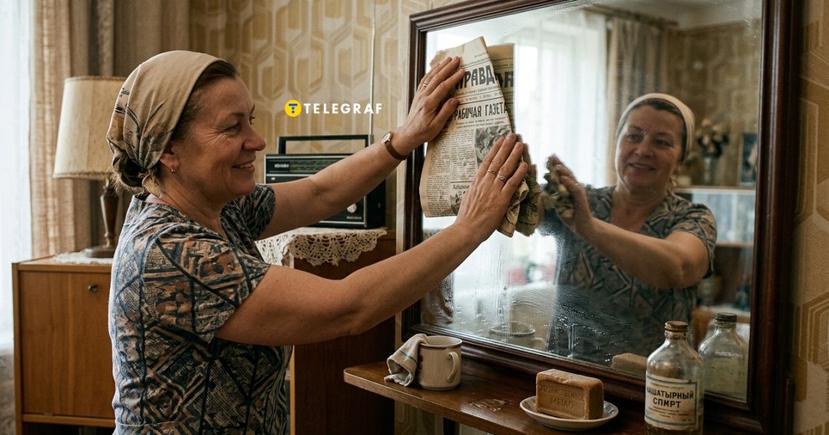 Зеркало будет блестеть чистотой. Чем наши бабушки протирали поверхность и почему это работало