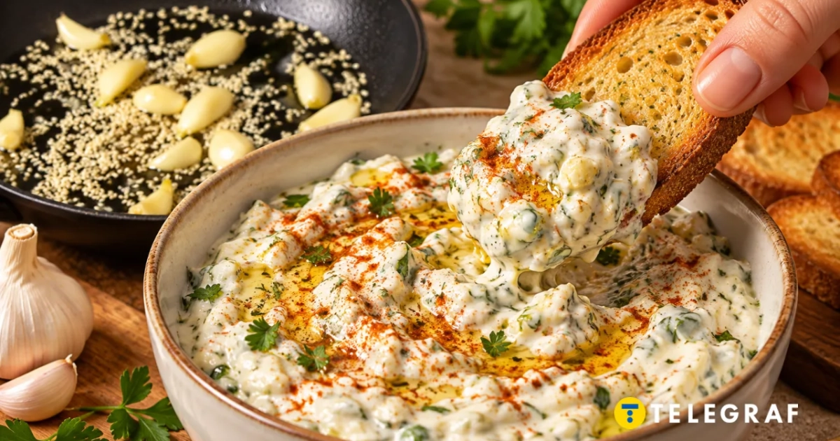К хлебу или мясу: рецепт чесночной намазки с крем-сыром
