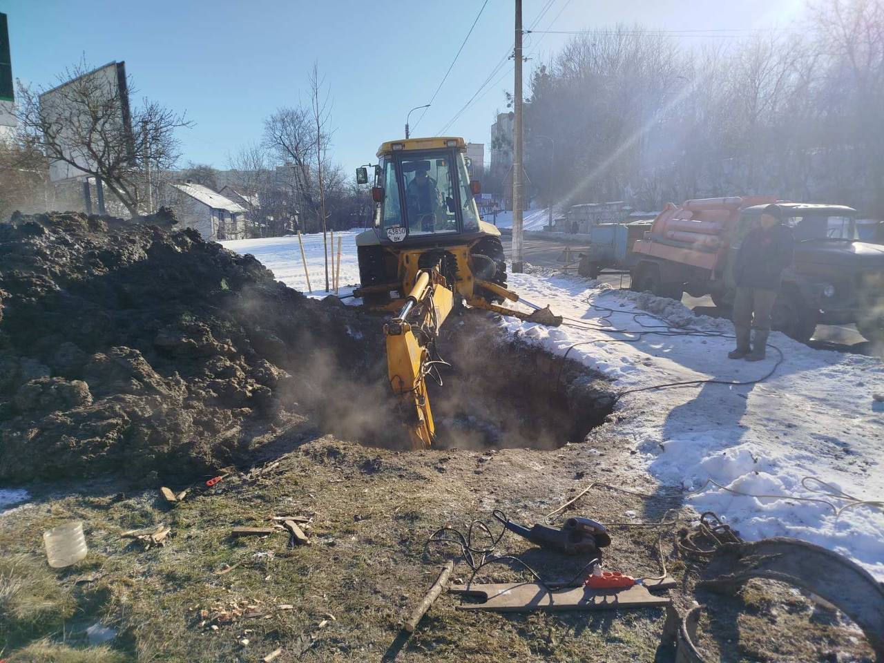 Через прорив мережі у Рівному чотири вулиці без води
